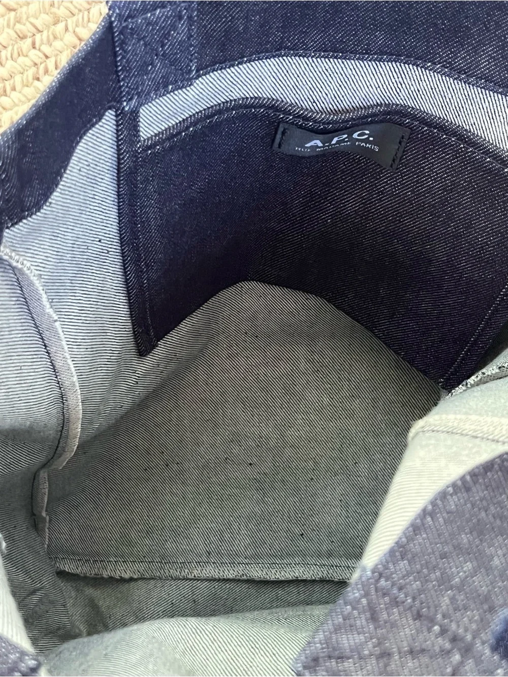 A.P.C. Tiger Denim Tote